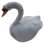 DUCK SHAPE STOOL -GRAY