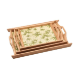 BAMBOO TRAY -52.7X33X4.8CM