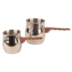 S/STEEL COFFEE WARMER 2PCS SET