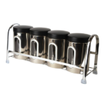 5PCS CANISTER SET W/STAND