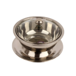 S/STEEL DATE BOWL W/GLASS COVER-12CM