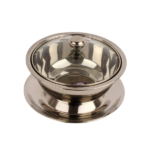 S/STEEL DATE BOWL W/GLASS COVER-14CM