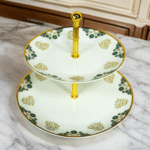 2 LAYER CERAMIC CAKE STAND-RAMADAN