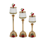 CERAMIC SUGAR JAR STAND-10.5X9.5X30CM