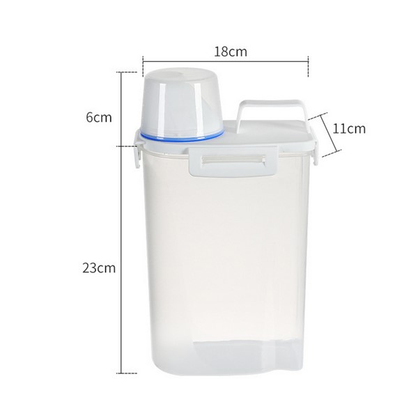 2811228140001 Cereal Food Container - 28 x 11 x 23 cm