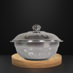 S/STEEL DATE BOWL W/LID-14