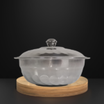 S/STEEL DATE BOWL W/LID-16