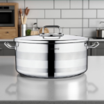 S/STEEL ASTRAZ LOW CASSEROLE-7.5L/30X11CM