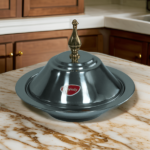 S/STEEL MARINA DATE BOWL W/LID-24CM