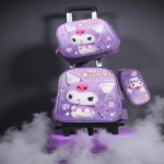 TROLLEY SCHOOL BAG WITH PENCIL CASE SET-12