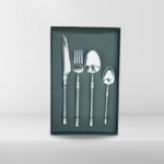 4PCS S/STEEL KNIFE & FORK SPOON SET