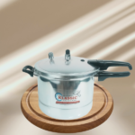 ALUMINIUM PRESSURE COOKER & STEAMER-9LTR