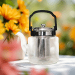FINE GLASS TEAPOT