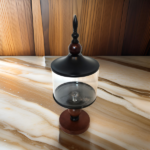 GLASS JAR WITH COVER