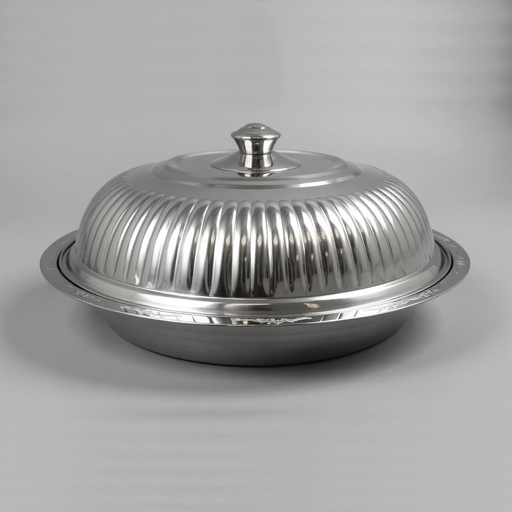 1704228027511 S/STEEL KOOZY TRAY W/LID-60CM - Image 1