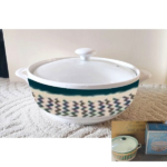 CERAMIC SOUP POT W/COVER-20*12CM