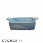CERAMIC RECT. TRAY-22.5X14X7-L-024