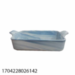 CERAMIC RECT. TRAY-35.5X22X8-L-025