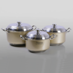 3PCS S/STEEL COOKING POT SET-28/30/32CM
