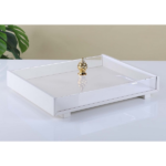 ACRYLIC+WOODEN CANDY BOX W/COVER-40X31.5X7