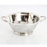 S/STEEL PINEAPPLE COLLANDER BOWL-24CM