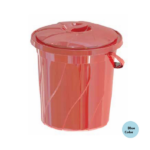 PLASTIC BUCKET W/COVER-15LTR