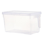PVC STORAGE BOX W/COVER-24X11.7X15.5CM