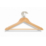 5PCS WOODEN CLOTH HANGER SET
