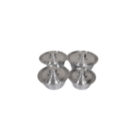 4 pcs Aluminium Pot with Cover - 16/22 cm