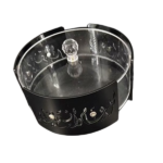 ROUND CANDY BOX W/COVER-19.5X19.5X11.5