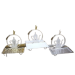 FOLDING IRON FRUIT PLATE W/KETTLE-33*30*29CM