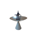 S/STEEL CANDY BOWL W/BASE