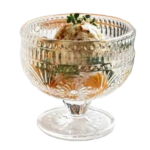 6-PCS GLASS ICE CREAM CUP SET