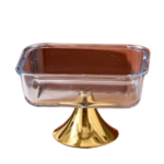 GLASS CANDY STAND-19.5X14.5X12.5CM