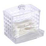 ACRYLIC COTTON SWAB BOX-8.7*7*8.8