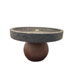 ROUND FRUIT TRAY W/BASE-15.5CM