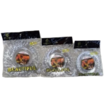 2PCS TRANSPARENT PLATE SET