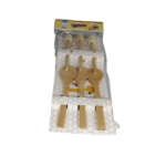 WOODEN SPOON+HONEY STICK 6PC/PKT