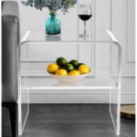 ACRYLIC COFFEE TABLE-L40XW30XH50CM