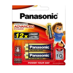 PANASONIC AA ALK BATTERY-2PCS PKT