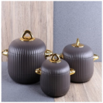 3PCS THERMAL CASSEROLE SET -1L/2L/3.5L
