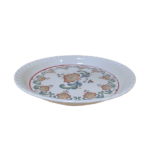 MELAMINE ROUND PLATE W/BASE