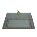 CERAMIC RECT. TRAY W/COVER-14